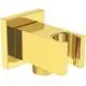 IS-Wandhalter-Idealrain-eckige-Rosette-f-HB-u-Brauseschlauch-G1-2-Brushed-Gold-BC771A2 gallery number 1
